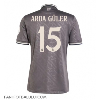 Real Madrid Arda Guler #15 Tricou Fotbal Replică 2024-25 Barbati Treilea